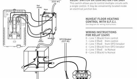 Schluter Ditra Heat Thermostat Wiring Diagram