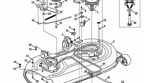 MTD 13BJ78SS099 (247.288843) (LT2000) (2013) Parts Diagram for Mower Deck