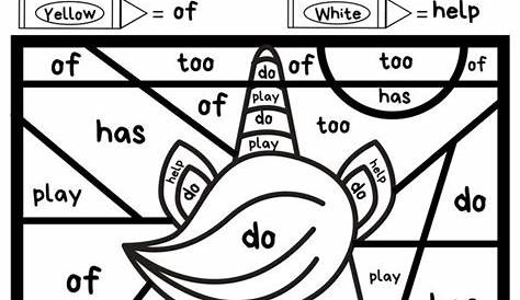 Sight Word Coloring Sheets First Grade - Antionette Heintz's Coloring Pages