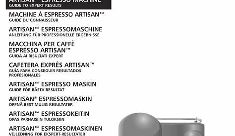 Kitchenaid Espresso Machine Service Manual - DKITN