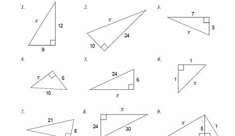 pythagorean theorem word problem worksheets