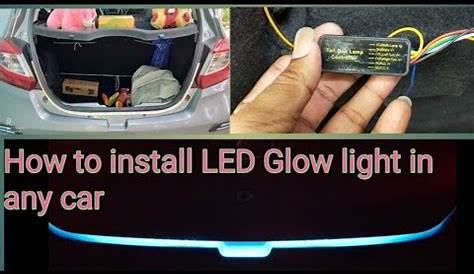 How to install LED tail/trunk light in any car,#GSPtech,#hindi - YouTube