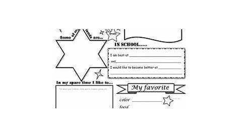 31 All About Me Worksheet Elementary - Worksheet Database Source 2020