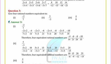 grade 7 rational numbers worksheet