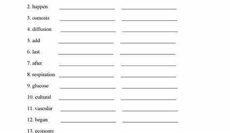 Spelling Worksheets | Fifth Grade Spelling Worksheets