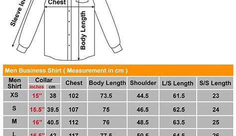 size chart for shirts - DriverLayer Search Engine