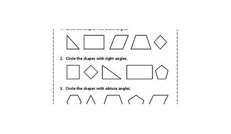 geometry 4th grade worksheet