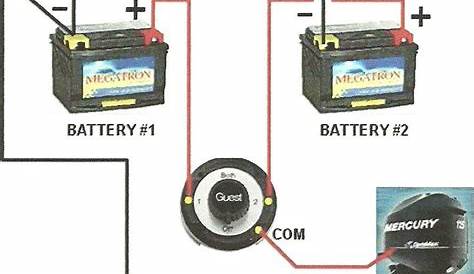 boat battery switch wiring diagram
