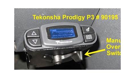 Does the Tekonsha Prodigy P3 Have a Manual Override Switch Like the