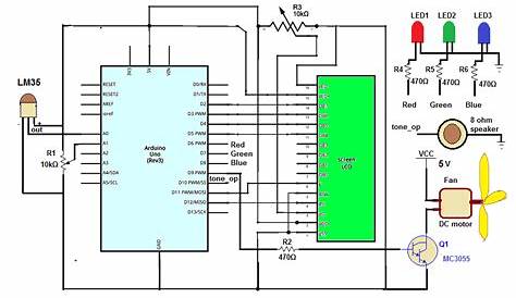 circuit diagram of temperature controlled fan