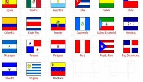 Banderas países hispanohablantes