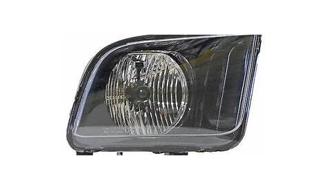 05 06 Ford Mustang Headlight Passenger NEW Headlamp Halogen Bulb | eBay