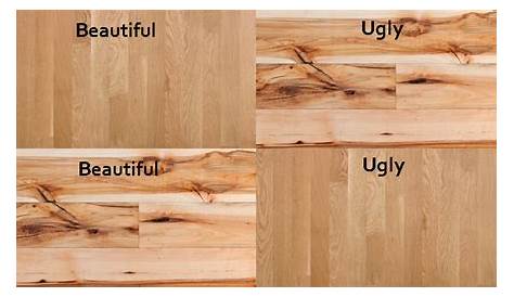 hardwood flooring grades chart