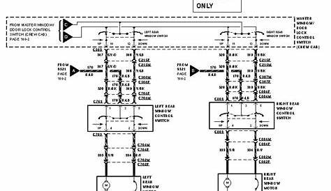 1997 ford f150 power window wiring diagram