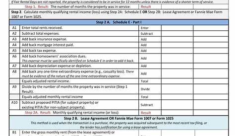 income calculation worksheets