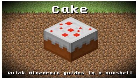 Minecraft - Cake! Recipe, Item ID, Information! *Up to date!* - YouTube