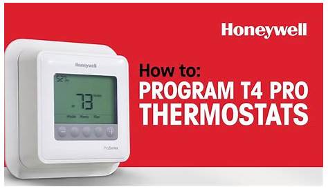 Honeywell Home Series Thermostat Manual