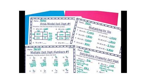 multi digit multiplication and division worksheets