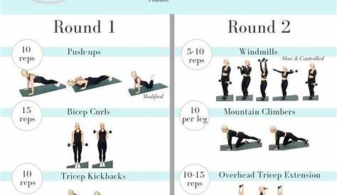 Pin on workout routine