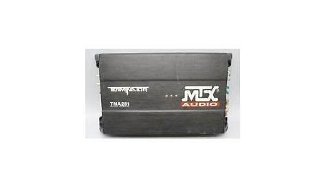 MTX Audio Terminator TNA251 Mono Amplifier 250 Watts for sale online | eBay