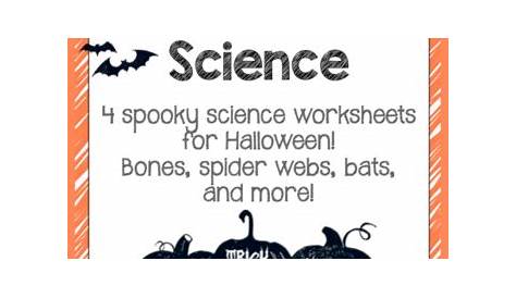 halloween science worksheets