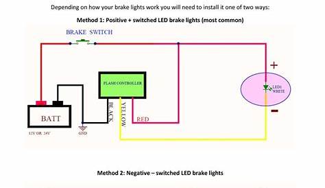 4 wire strobe light wiring diagram