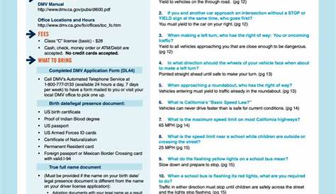 Dc Dmv Driving Manual