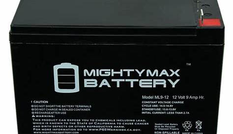 Mighty Max Battery 12V 9AH SLA Battery Replacement for Generac GP7500E