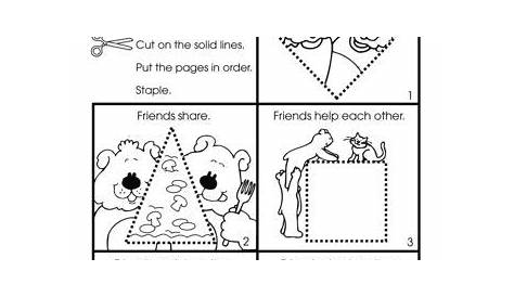 Kindergarten Friendship Worksheets