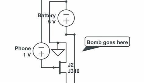 bomb detector circuit diagram