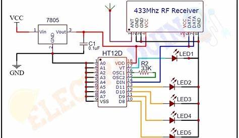 433mhz rf receiver circuit diagram