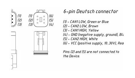 deutsch connector wiring diagram