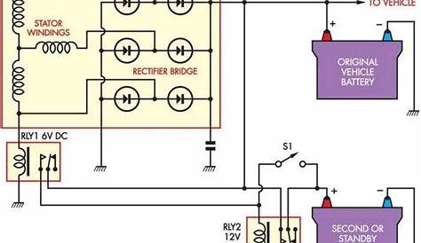 motorcycle battery isolator wiring diagram