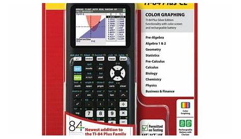 Texas Instruments TI-84 Plus CE Graphing Calculator, Black - Walmart.com