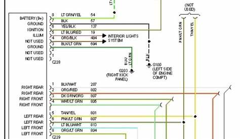 ford radio wiring diagram internal