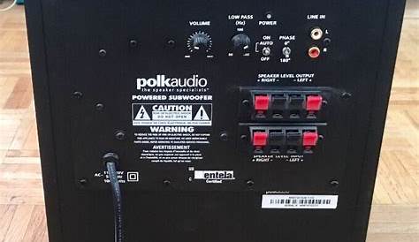 polk audio rm6750 manual