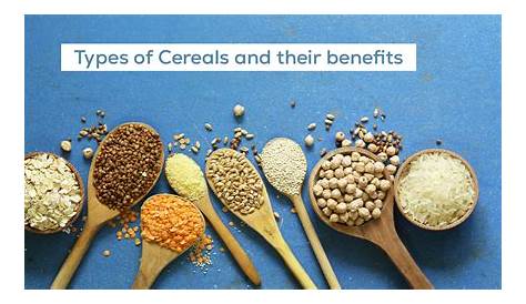 Types of Cereals: 9 List of Cereals Names and Breakfast Cereals