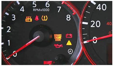 Nissan maxima brake light on in the dashboard