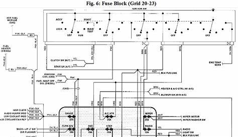 automotive wiring diagram for 1994 gmc g3500