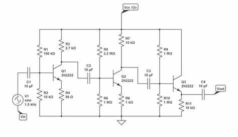 2 stage amplifier circuit diagram