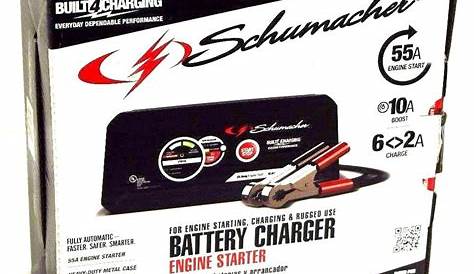 schumacher sc10 battery charger manual