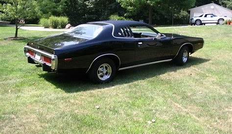 Find used 1973 Dodge Charger SE triple black in Akron, Ohio, United States