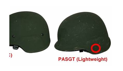 Difference between Lightweight Helmet (USMC) and PASGT helmets (all
