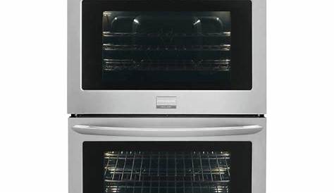 frigidaire gallery double wall oven manual