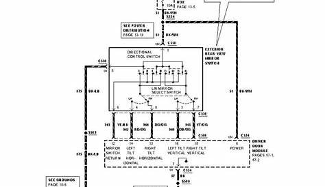 ford power mirror wiring diagram