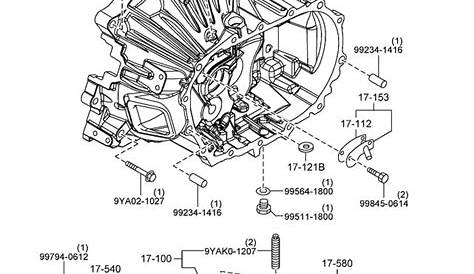 Mazda 5 MANUAL TRANSMISSION CASE