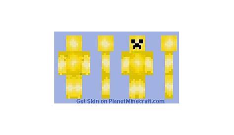 Gold Creeper Minecraft Skin