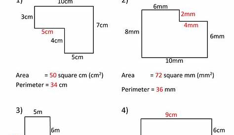 Perimeter Worksheets