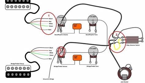 les paul wiring diagram modern