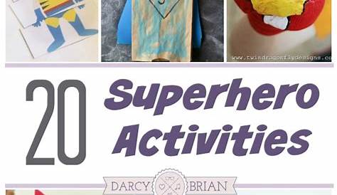 20 Superhero Activities for Kids to Make and Do